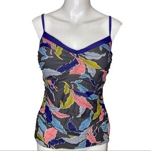 Boden Leaf Tankini TOP Size 8